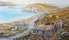 2 Mounted Philip Gray signed prints - "The Blue Pool" & "Slea Head"