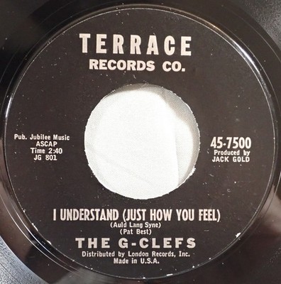 HEAR IT 60's Doo-Wop 45 rpm record G-Clefs ''I Understand'' from 1961