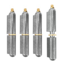 BBQ Smoker Bullet Weld On Hinges 4 Pcs 4 Inch Heavy Duty Carbon Steel Door