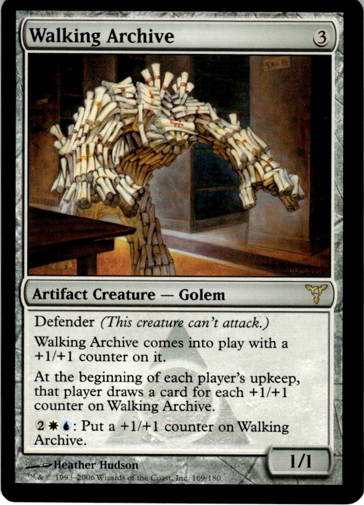 2006 Dissension Magic The Gathering Walking Archive 169/180 NM
