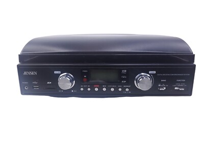 Jensen JTA-450 Digital Music System Radio USB/SD Record Player*No Remote* Tested