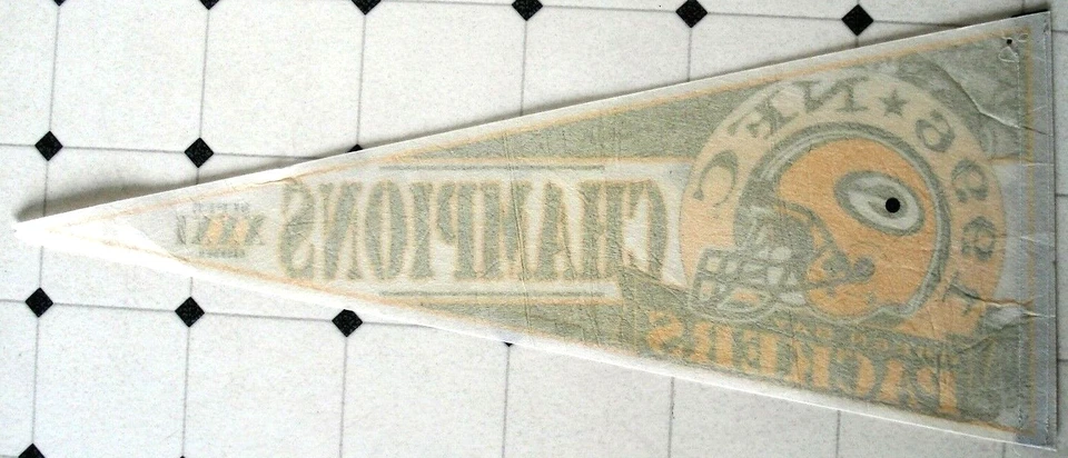 Casco de 30" Banderín Campeones NFC Super Bowl XXXI 1996 Green Bay Packers Patriots Foto 4 de 4