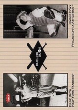 2002 Fleer Greats of the Game #13 DD Babe Ruth/Jimmie Fox Dueling Duos