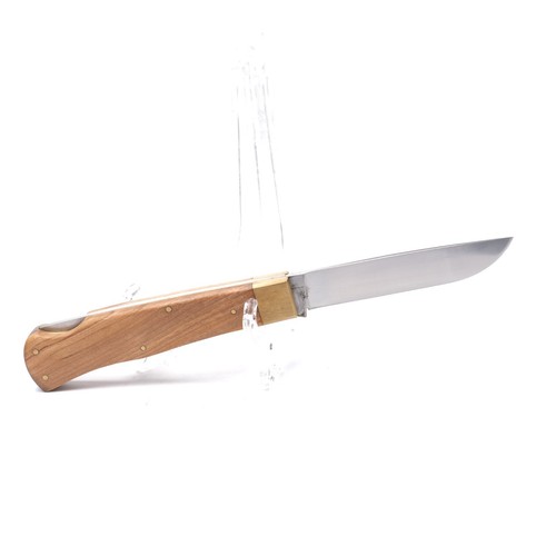 NUOVO COLTELLO DA TASCA PIEGHEVOLE CACCIA ORSETTO LOCKBACK TEDESCO LONTRA SOLINGEN ONDURA - Foto 4 di 13