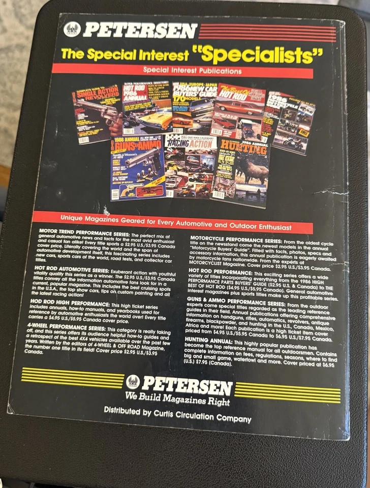 1987 HOT ROD YEARBOOK Mag Giant Chevy Section, Custom Painting Tricks Vol 1 #2 - Image 2 of 4