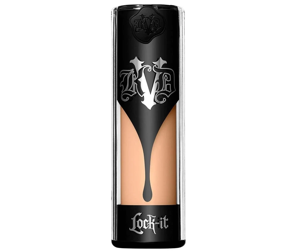 NWOB Full Size KVD Kat Von D Lock It Liquid Foundation 1.0 oz Light 45 Neutral - Image 1 of 1