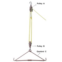 440lb Gambrel & Hoist Lifter Deer/hog/game Hangers Gutting Pulley Fast Shipping 440lb Gambrel & Hoist Lifter Deer/hog/game Hangers Gutting Pulley Fast Shipping