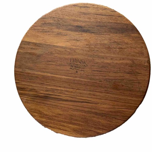 Dansk Divided Teak Bowl Dish Mid Century International Designs LTD 9” Br26 - Picture 3 of 5