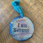 J. Diller Sea Turtle Ornament Or Wall Art Signed  Iridescent I Am Serene — photo 2