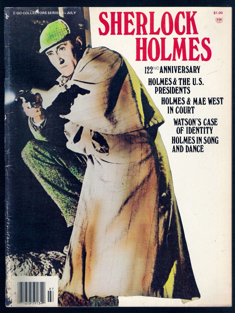 Sherlock Holmes 1976 Magazine 122nd Anniversary Edition Collector's Series