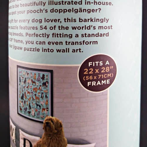 Ridley's DOG LOVERS Jigsaw Puzzle 54 Breeds 1000 Pieces 21.7" x 27.6