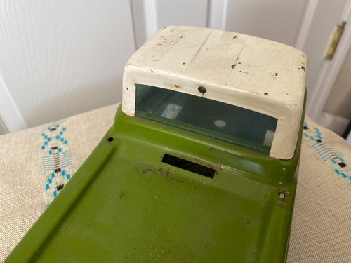 VINTAGE 1960'S Green NYLINT Ford JUNGLE WAGON Green Pressed Steel Truck - Picture 9 of 9
