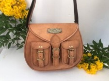 Nouveau sac bandoulière messager en cuir marron véritable pour femmes