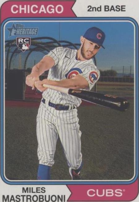 2023 Topps Heritage High Number - Miles Mastrobuoni #550 - 1 of 1