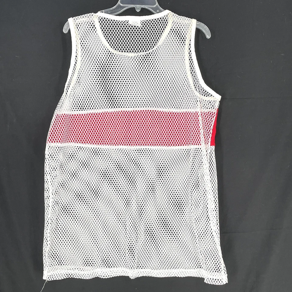 Antigo Looney Tunes Top Regata Rede Malha Sem Mangas Tweetie Branco Tamanho Único Anos 90 Y2K - Imagem 3 de 4