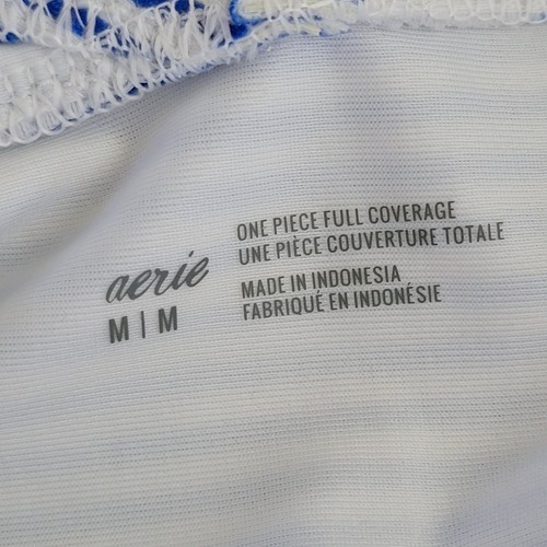 Traje de baño de una pieza con volantes Aerie nuevo con etiquetas cobertura media completa - Imagen 6 de 8
