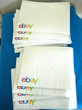 SHIP with STYLE!  Ebay Shipping Supplies Padded Bubble Mailers-2 sizes/10 pak
