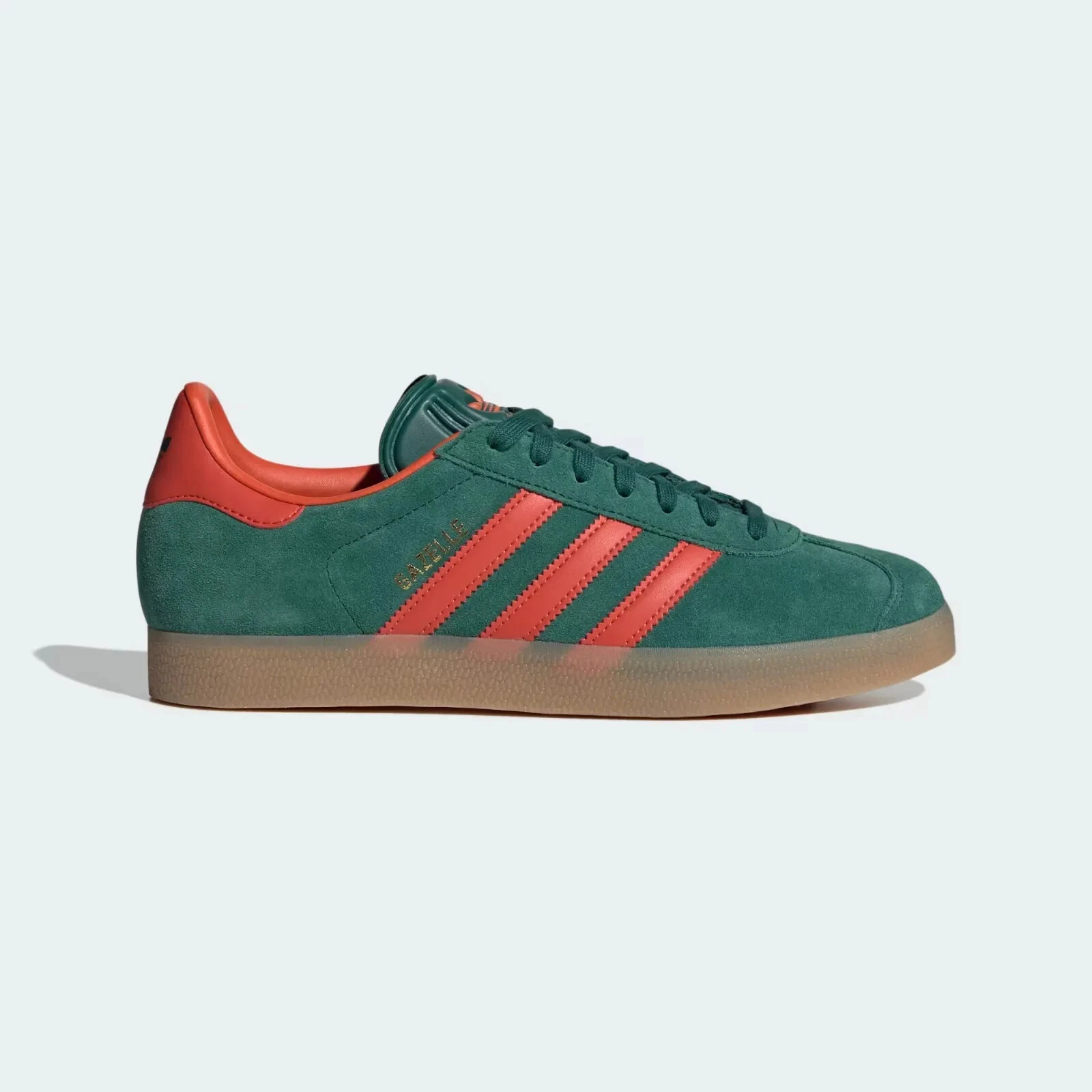 Nuove scarpe Adidas Gazelle verde collegiale rosso amato (IG6200)