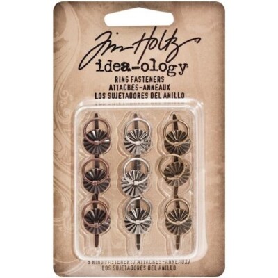 Tim Holtz Idea-ology Ringverschlüsse