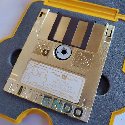RARE Nintendo Tournament Golf Course GOLD DISK Prize 1987 | eBay