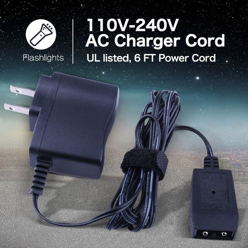 12V Charger for Streamlight Flashlight Adapter Charge Cord AC All