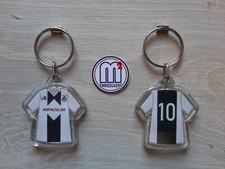 n° 1 portachiavi  maglia Udinese bianconera home ZICO 10 agfacolor