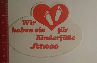Sticker/Decal: We have a heart for children's feet Schöpp (14011789)