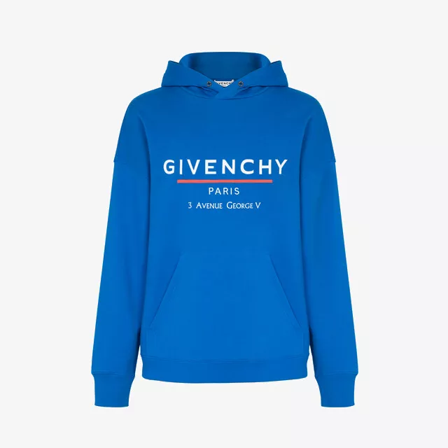 Givenchy light blue hoodie top