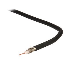 Belden 1505F 100 ft. RG-59/U Coaxial Cable Black
