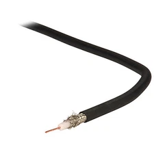 Belden 1505F 100 ft. RG-59/U Coaxial Cable Black