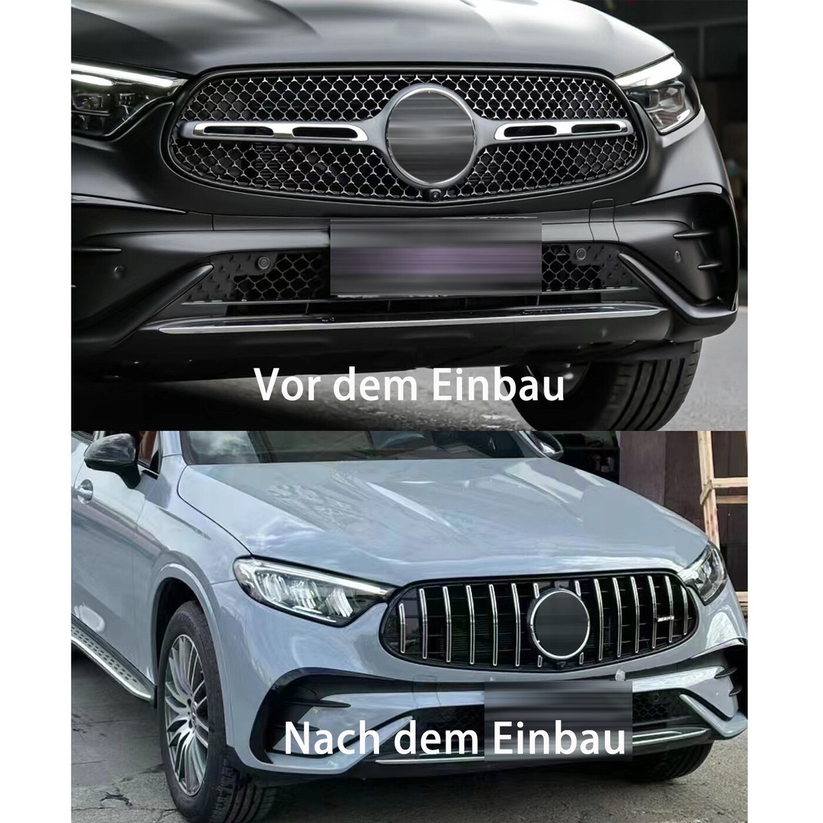 GT Panamericana Grill paßt für Mercedes GLC X254 C254 mit AMG Line
