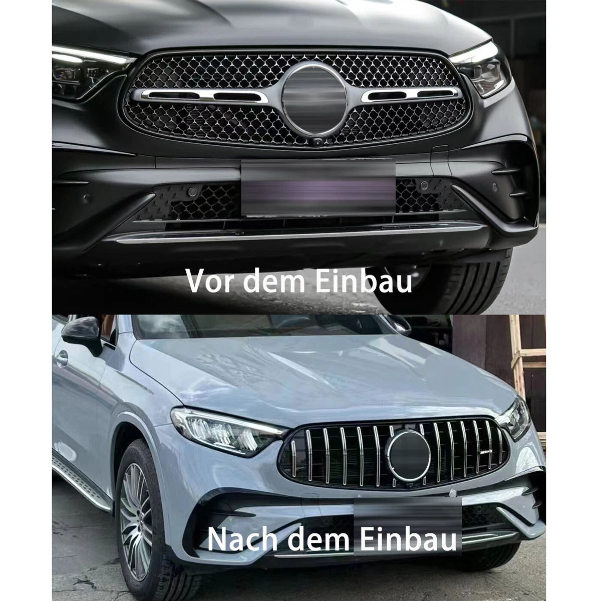 GT Panamericana Grill paßt für Mercedes GLC X254 C254 mit AMG Line