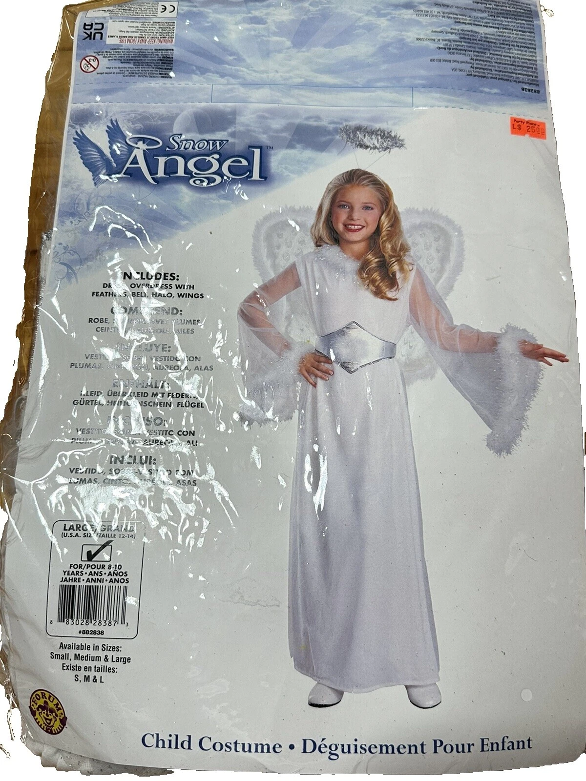 Disfraz de Ángel Blanco Forum para Niñas