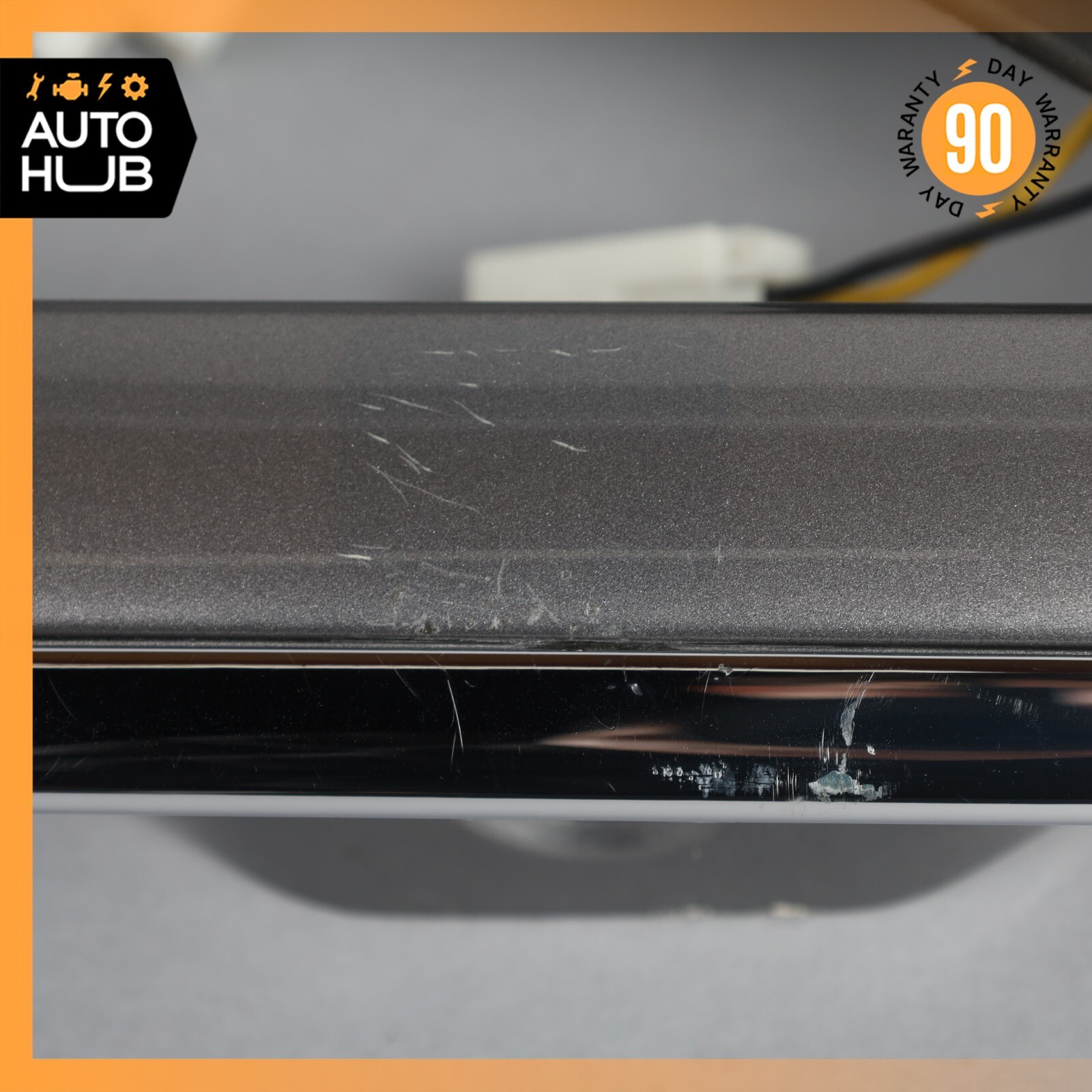 02-07 Maserati Spyder 4200 M138 Rear Trunk Lid Moulding Plate w/Lights OEM 61k