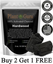 Activated Charcoal Teeth Whitening Powder 2 oz. HARDWOOD Natural Toothpaste