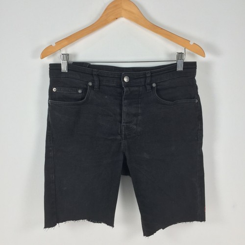 Ksubi Mens Denim Shorts Size 30 Black 