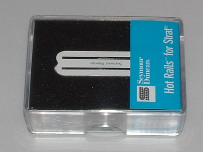 Seymour Duncan SHR-1 Hot Rails Strat Bridge Pickup WHITE   New with Warranty