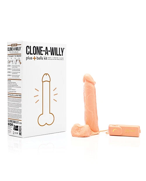 Kit de bolas Clone-a-willy Plus+ - tono claro Foto 2 de 2