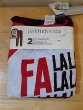 Jellifish Boys Christmas Pajamas Size XS 4/5   NEW WITH TAGS