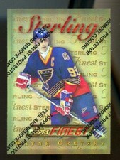 1995-96 Topps Finest Wayne Gretzky #180 Refractor W/Coating