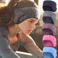 Ear Warmer Winter Polar Fleece Headband Ski Ear Muff Unisex Stretch Spandex Hat