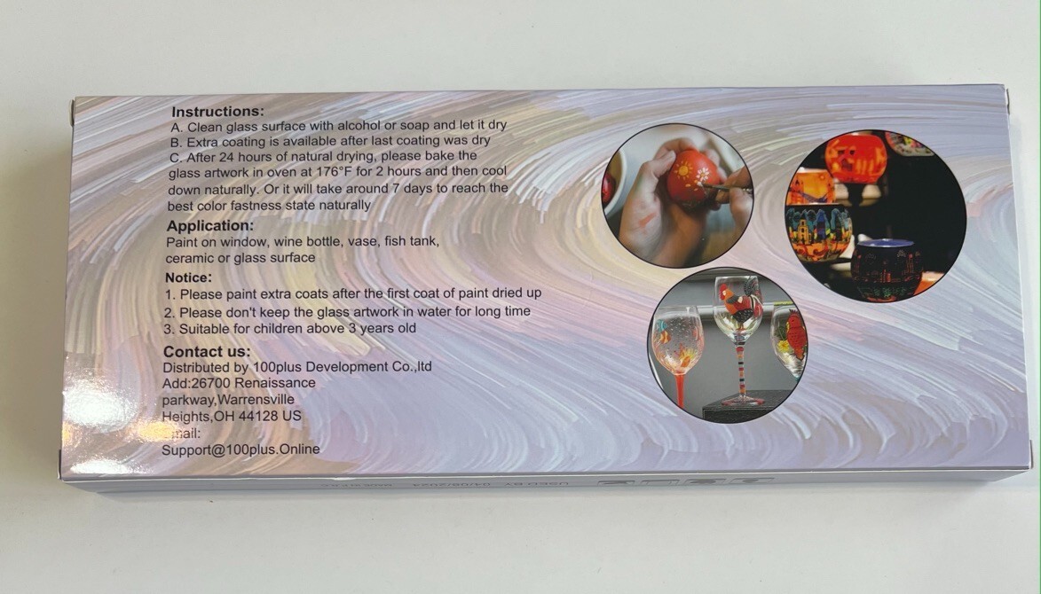 Craft Glass Paint Set. Magicdo Stained Glass Paint Kit,Transparent Acrylic eBay