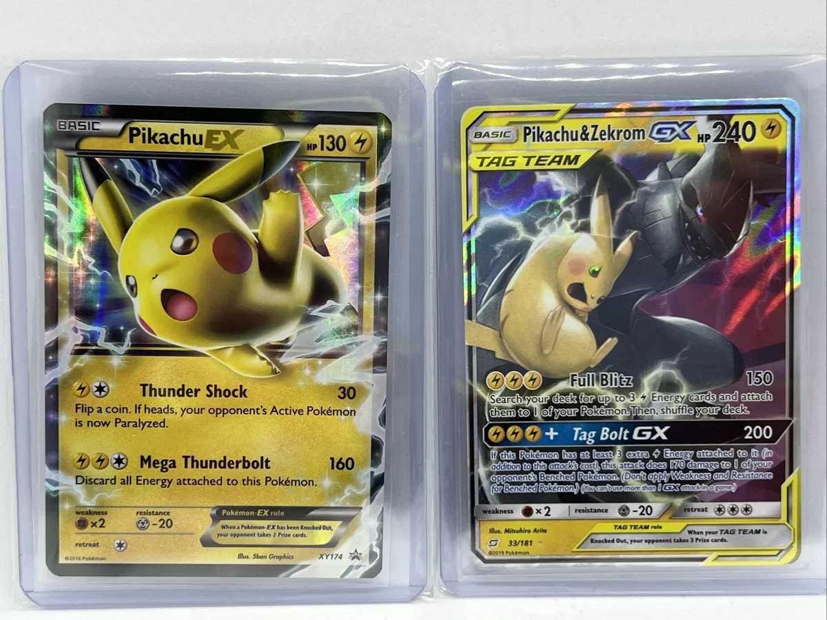  Pikachu & Zekrom GX - 33/181 - Ultra Rare : Toys & Games