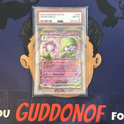 PSA 8 NEAR MINT 2024 Pokemon Paldean Fates GARDEVOIR EX #029 Holo