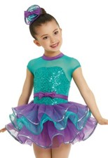 Weissman Dance Costume 11794 Emerald Small Child