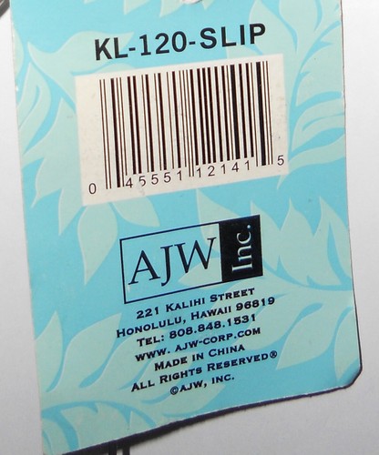Hawaiian Flip Flop Keychains Keyrings Lot of 6 AJW Inc. NEW w Tag Fun Gift - Picture 3 of 12