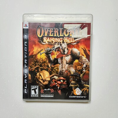 Overlord Raising Hell (PlayStation 3, 2008) - CIB, Tested, Complete with Map & M
