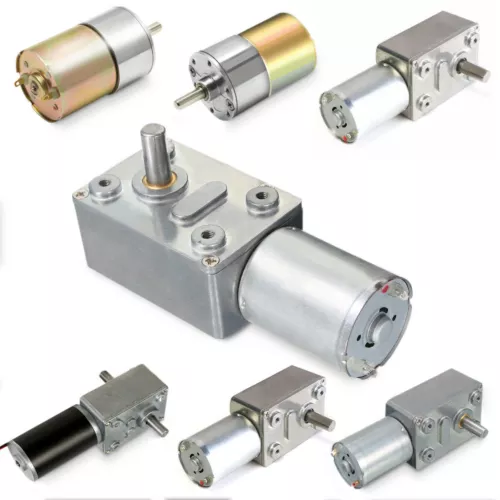 DC 12V 0,6-200RPM Alta Coppia Turbo Turbina Worm Gear Box Motore Trazione Elettrica - Foto 1 di 17