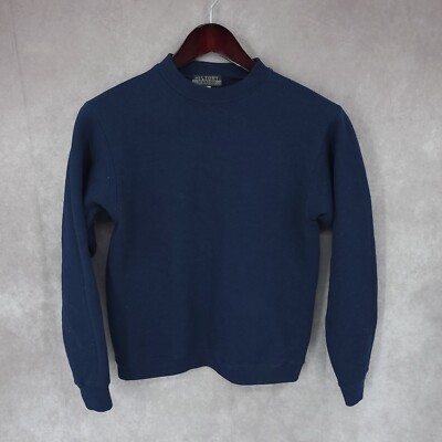 Vintage Iceberg History Sweater Sweatshirt Youth Large Blue Italy