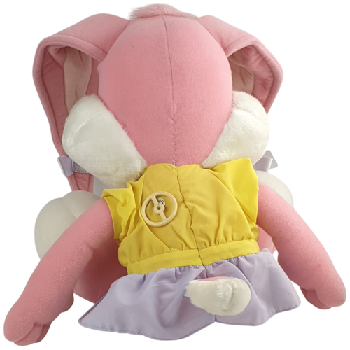 Vtg PLAYSKOOL Babs Bunny Talking Tiny Toons Pink USA 48 cms 1990 Soft Toy Plush - Picture 6 of 19